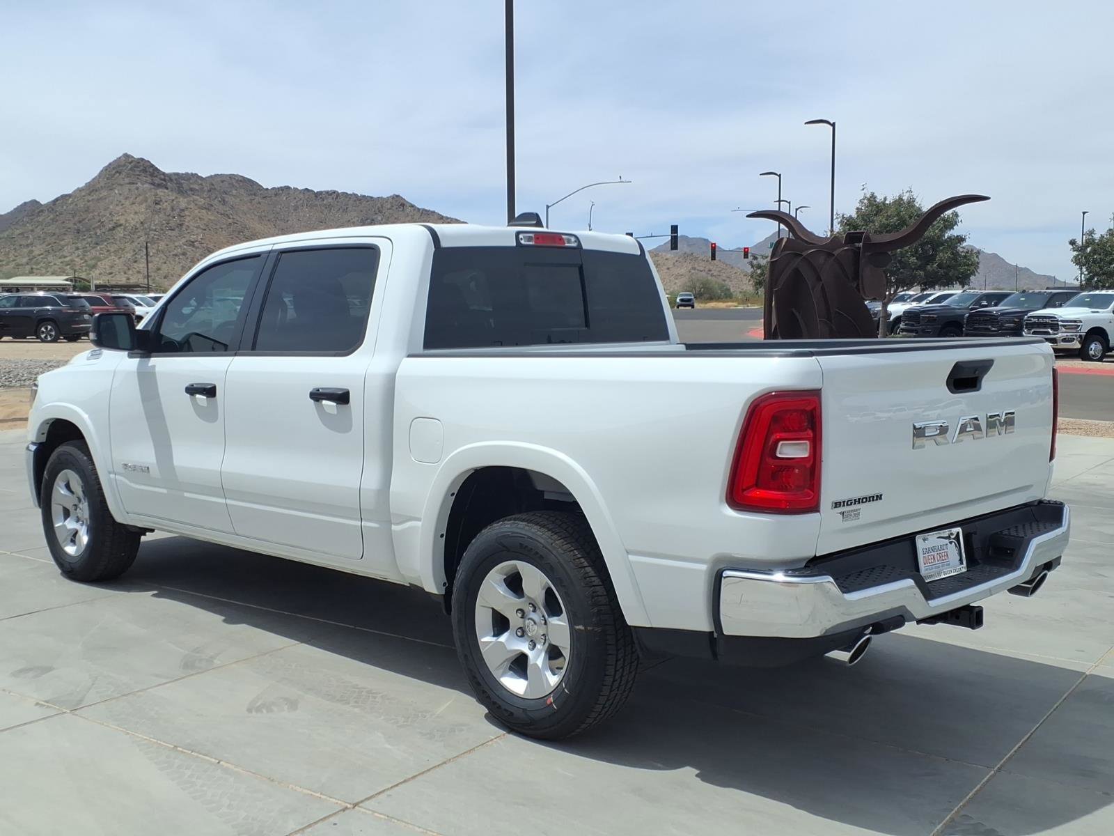 New 2026 Bright White Clear-Coat Exterior Paint RAM Big Horn image 4