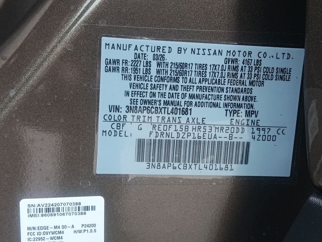 New 2026 Canyon Bronze Metallic Nissan SV image 29