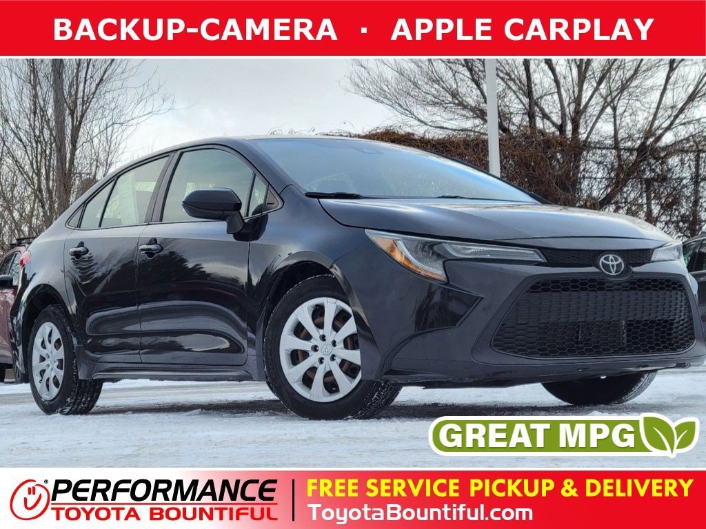 Used 2020 Black Sand Pearl Toyota LE image 1