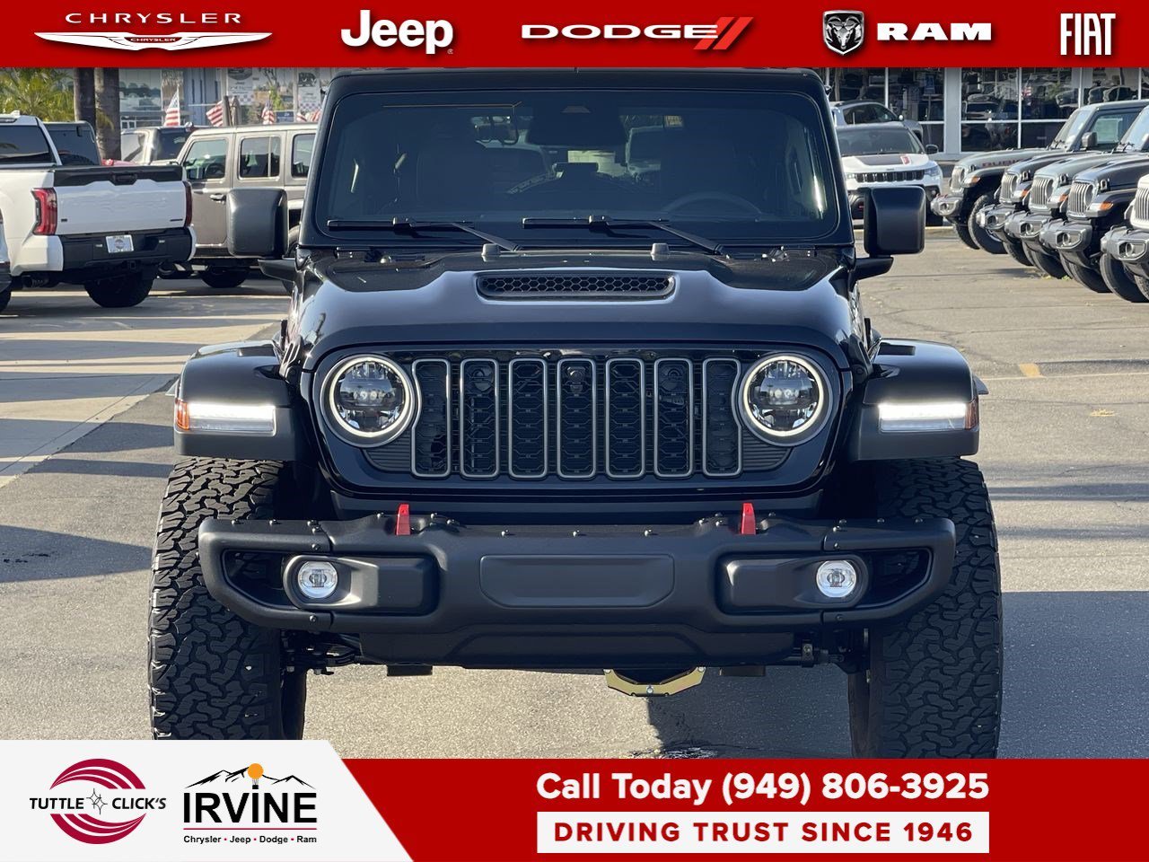 Used 2026 Black Clearcoat Jeep Rubicon X image 3
