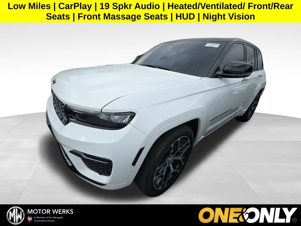 Used 2024 White Jeep Summit Reserve image 1
