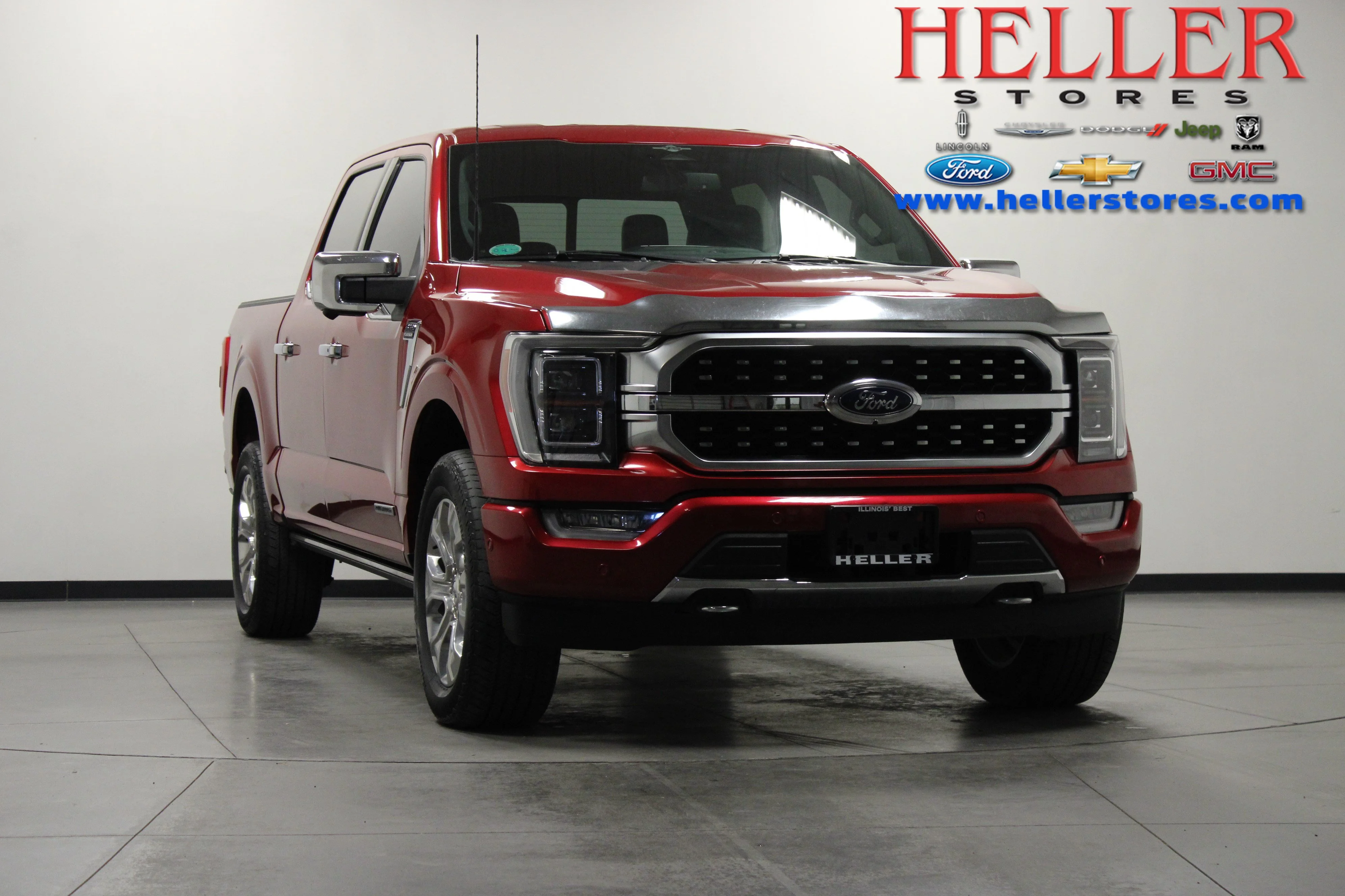 Used 2023 Rapid Red Metallic Tinted Clearcoat Ford Platinum image 1