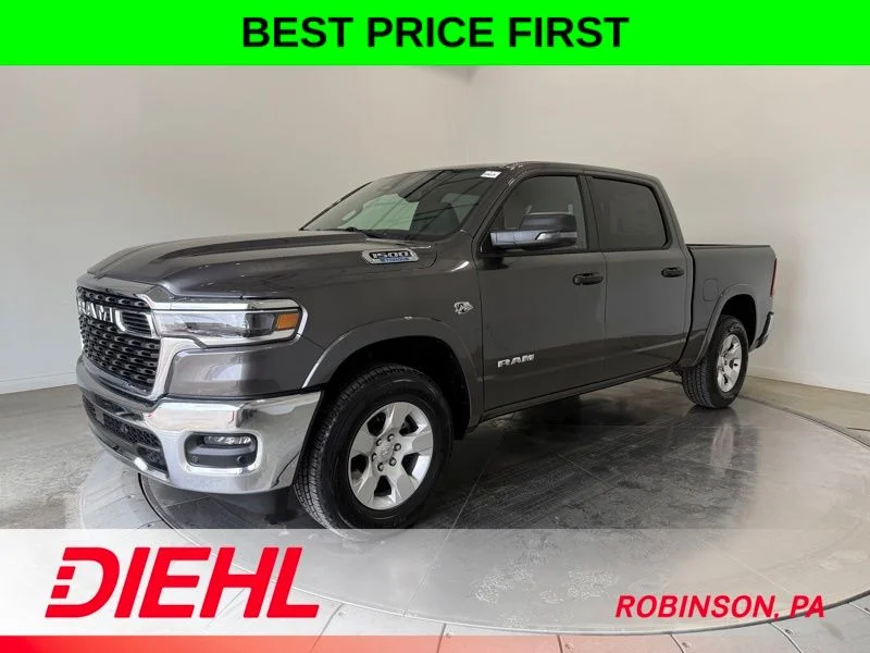 New 2026 Granite Crystal Metallic Clear-Coat Exterior Paint RAM Big Horn/Lone Star image 3