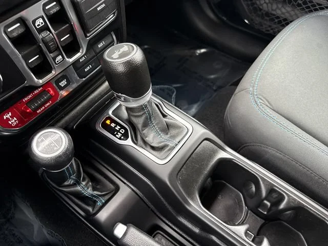 Used 2021 Black Clearcoat Jeep Unlimited Rubicon 4xe image 26