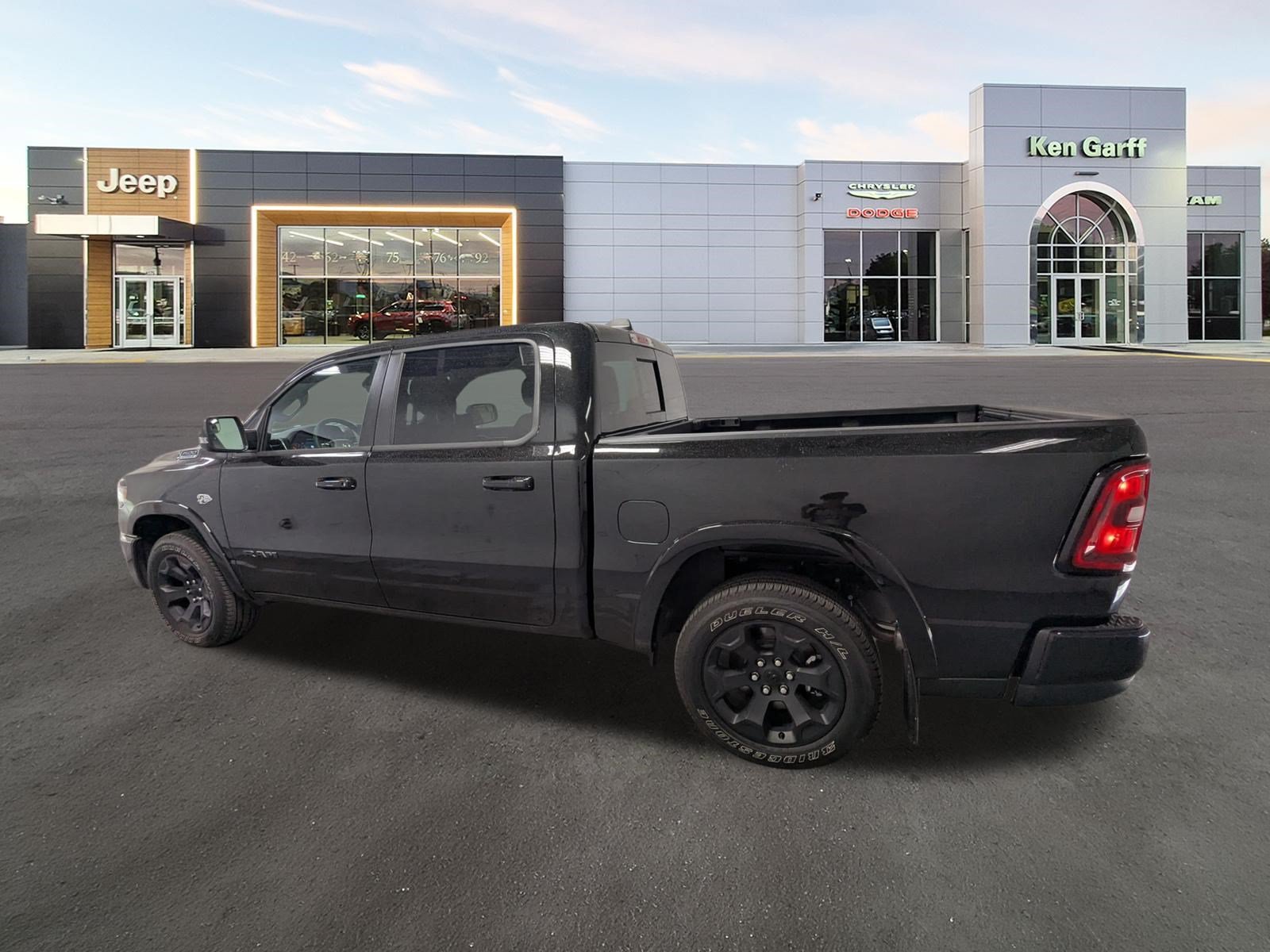 New 2026 Diamond Black Crystal Pearl-Coat Exterior Paint RAM Big Horn image 8