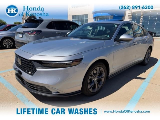 Used 2024 Solar Silver Metallic Honda EX image 1