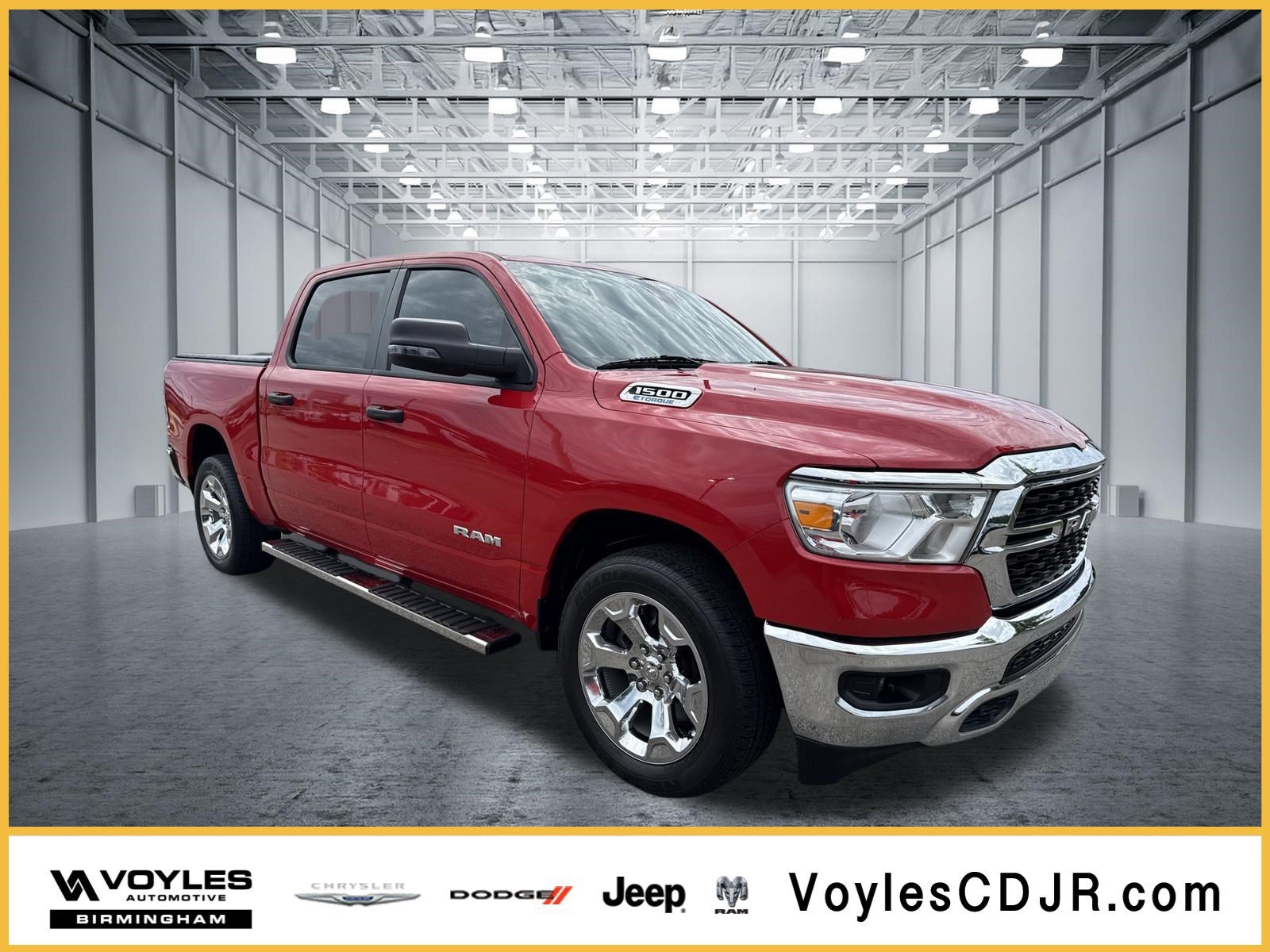 Used 2023 Flame Red Clearcoat Ram Big Horn image 1