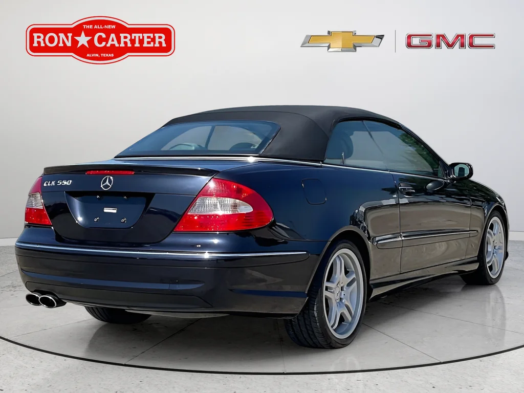 Used 2009 Blue Mercedes-Benz CLK 550 image 6