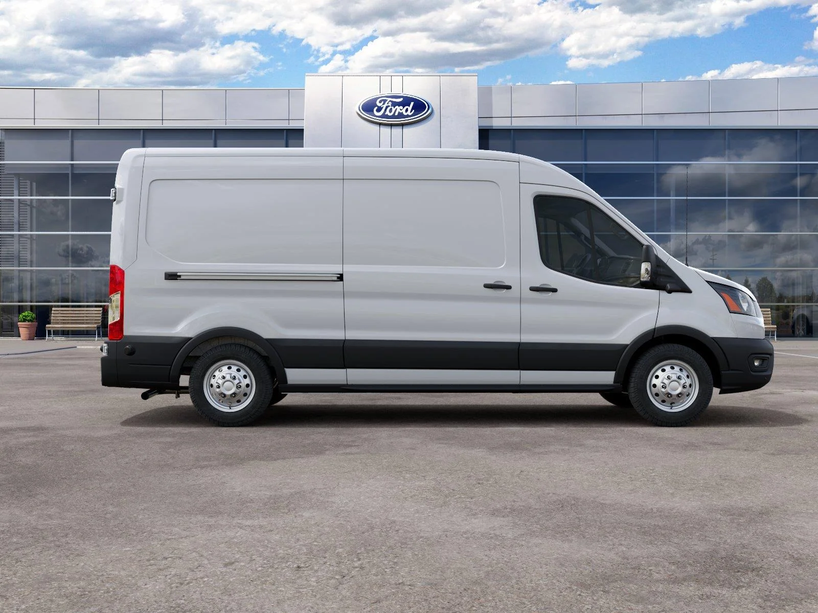 New 2027 Oxford White Ford Cargo Van image 5