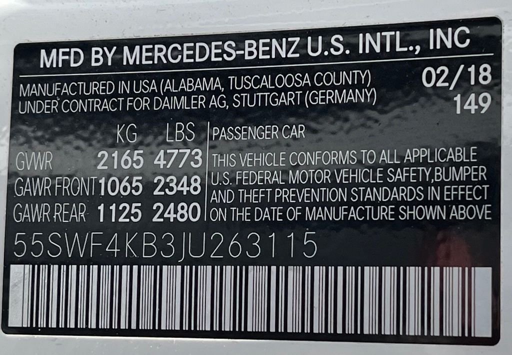 Used 2018 White Mercedes-Benz C 300 image 46