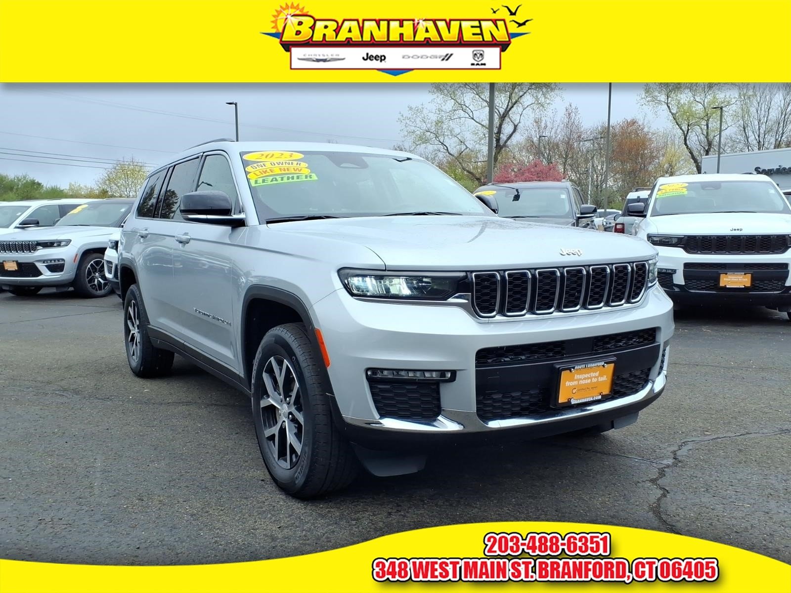 Used 2023 Silver Jeep Limited image 1