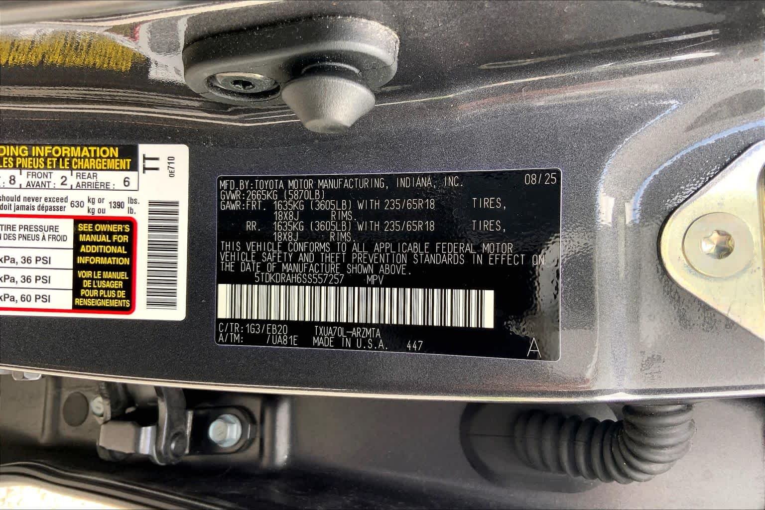 Used 2025 Magnetic Gray Metallic Toyota XLE image 36