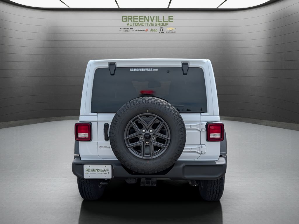 New 2026 Bright White Clear-Coat Exterior Paint Jeep Sport S image 6