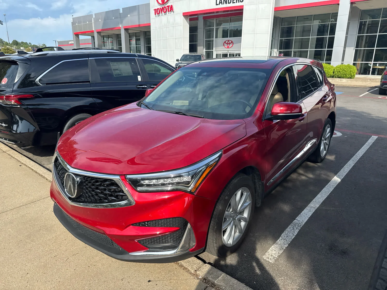 Used 2020 Performance Red Pearl Acura  image 2