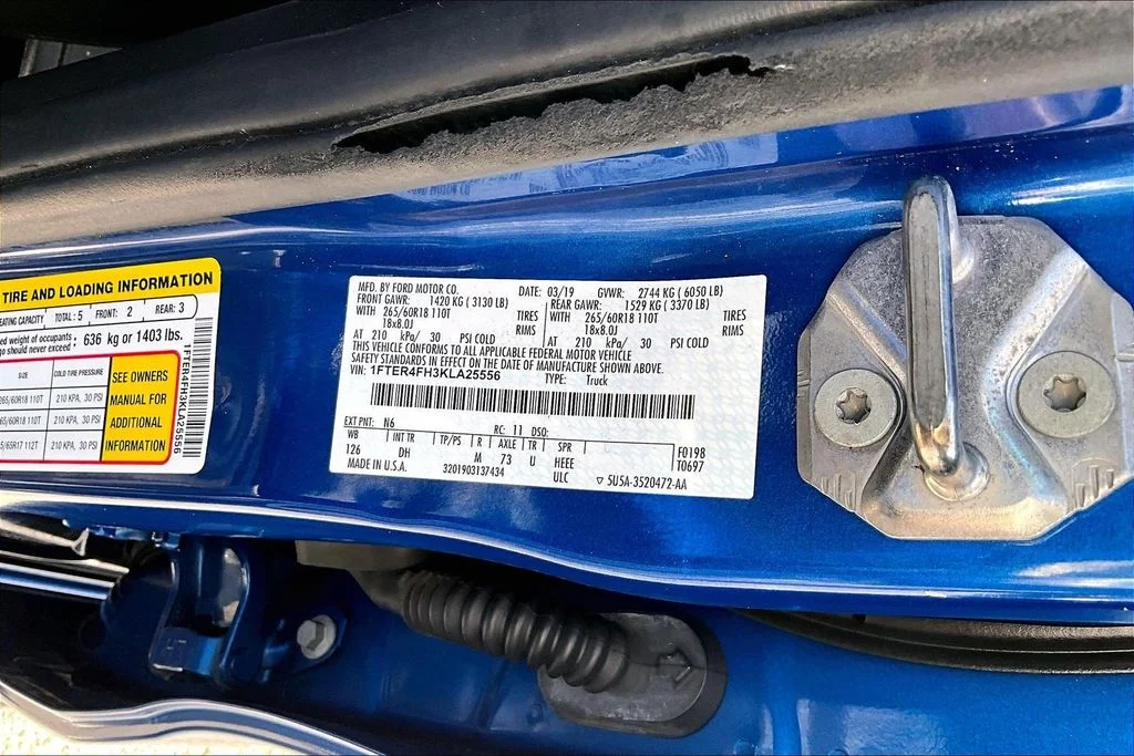 Certified Used 2019 Blue Ford Lariat image 20