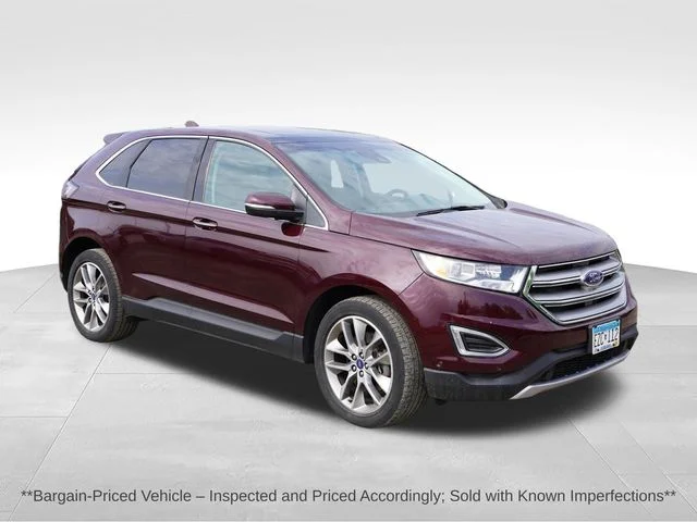 Used 2017 Red Ford Titanium image 1