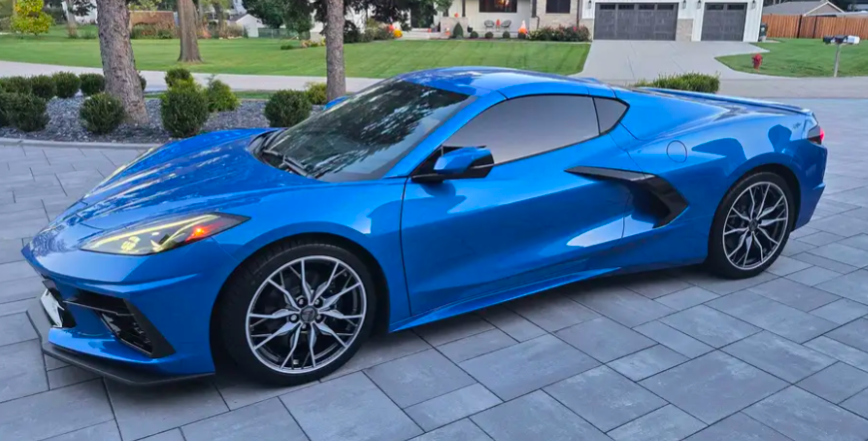 Used 2025 Blue Chevrolet Stingray image 3