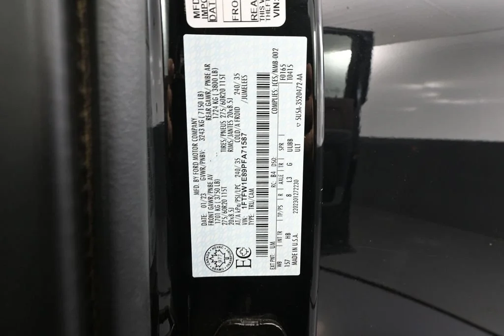 Certified Used 2023 Black Ford Lariat image 47