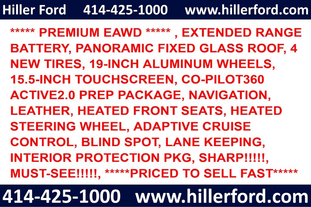 Certified 2021 Ford Mustang Mach-E Premium AWD with VIN 3FMTK3SU3MMA01019 for sale in Franklin, WI