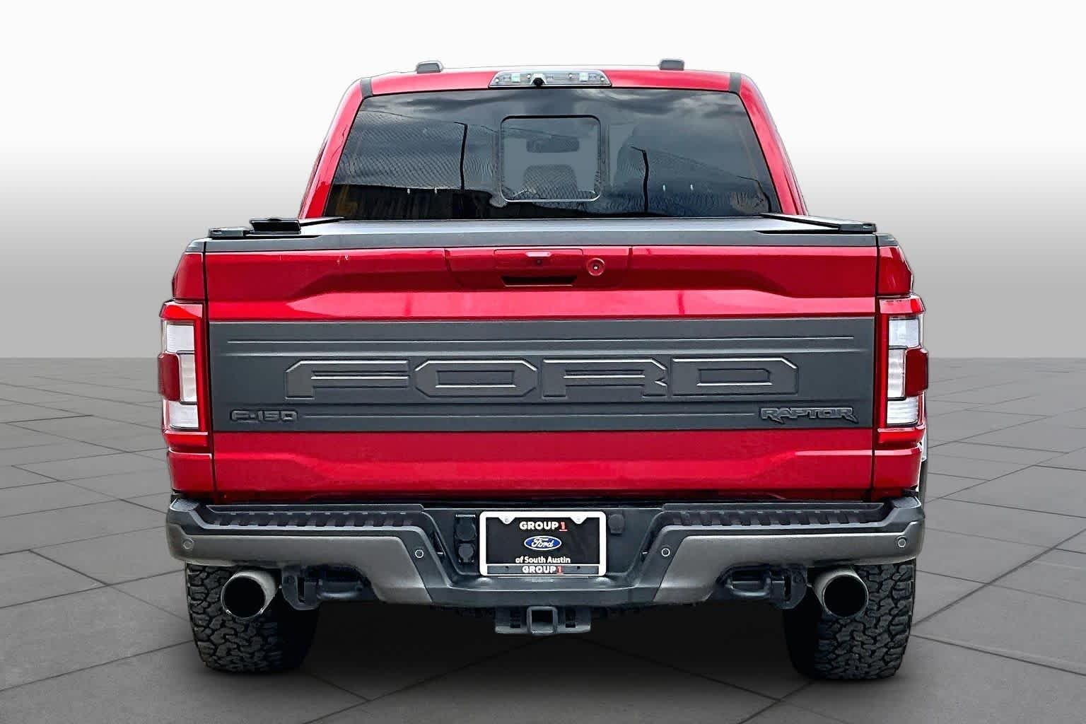 Used 2021 Rapid Red Metallic Tinted Clearcoat Ford Raptor image 5