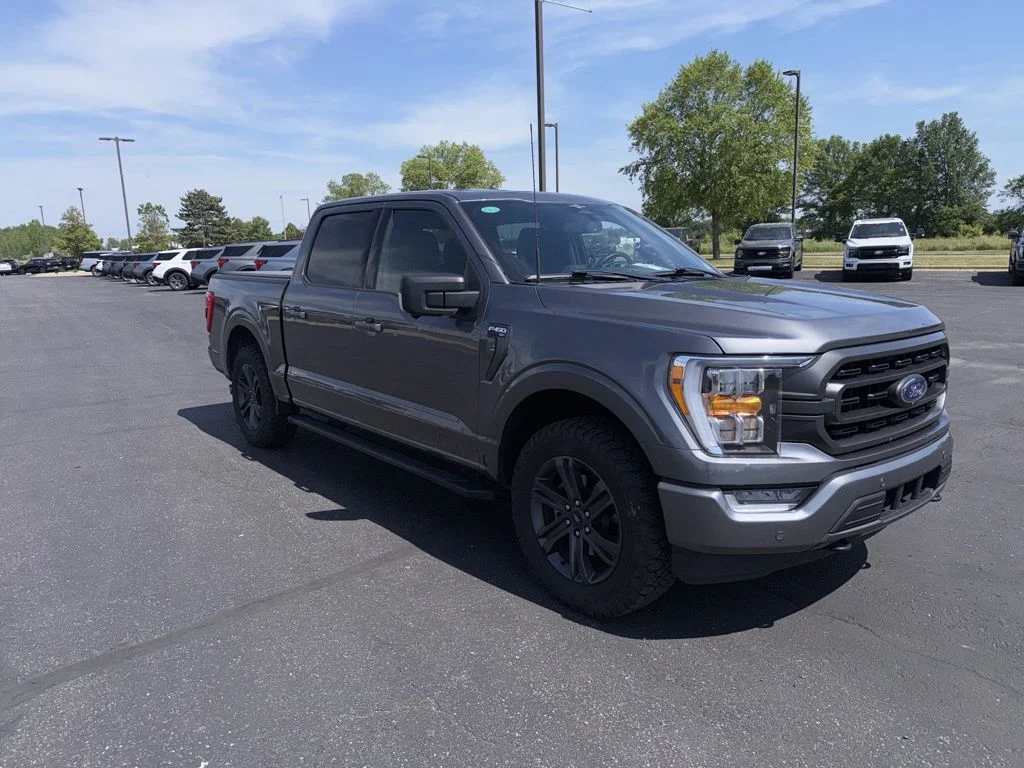 Used 2023 Carbonized Gray Metallic Ford XLT image 1