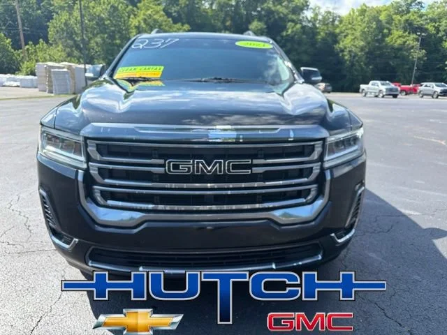 Used 2021 EBONY TWILIGHT METALLIC GMC AT4 image 6