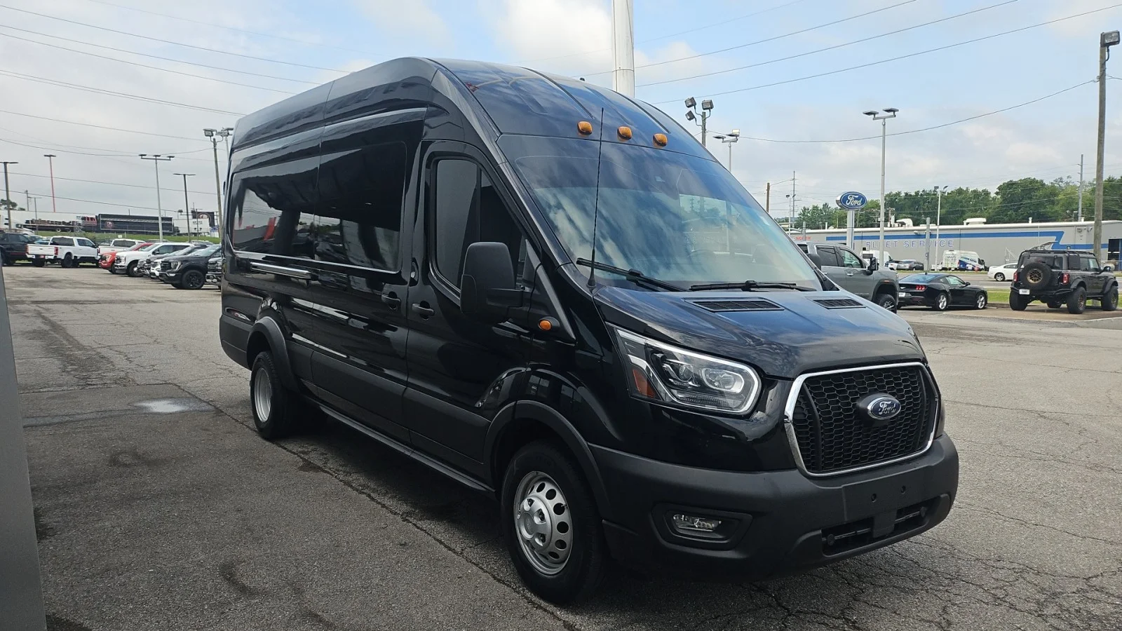 Used 2023 Black Ford 2023 FORD TRANSIT-350 CARGO W/11,000 LB. GVWR EXT. image 6