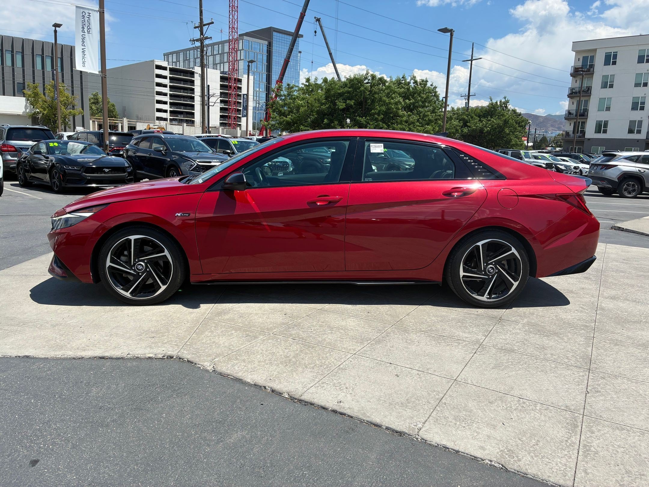 Used 2023 Scarlet Red Pearl Hyundai N Line image 8