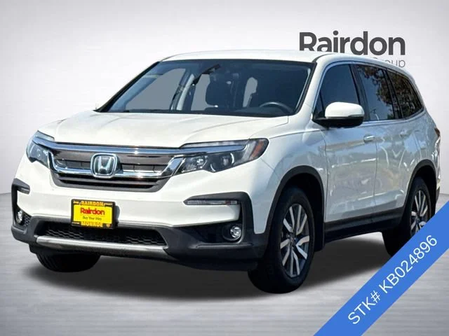 Used 2019 White Diamond Pearl Honda EX image 3