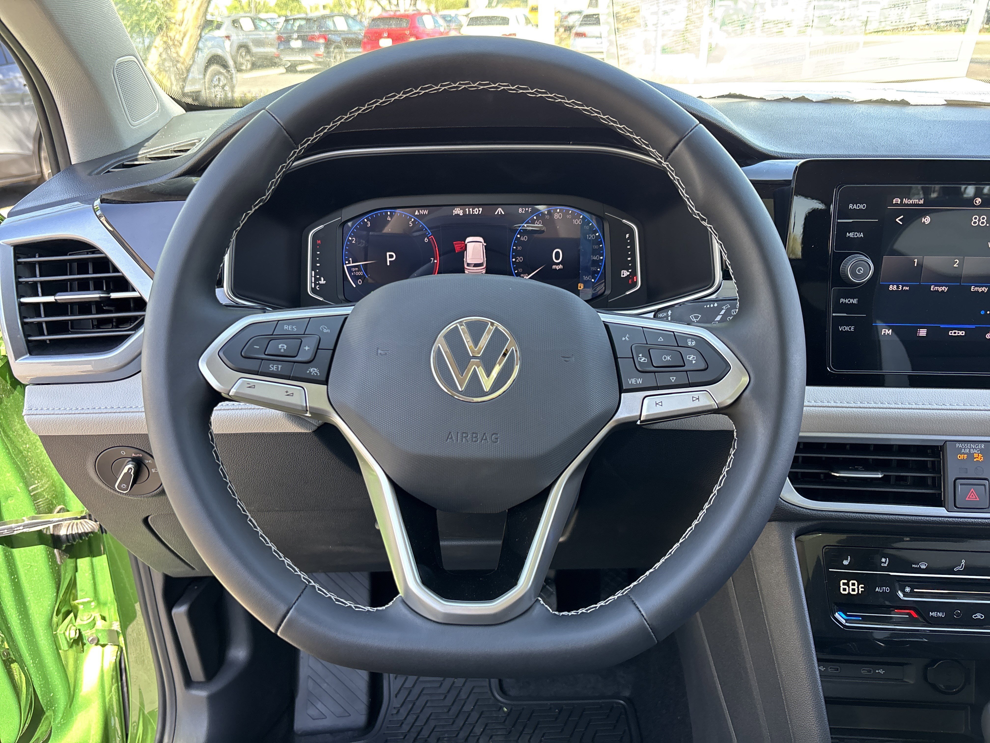 New 2026 Bright Moss Green Metallic Volkswagen SEL image 20