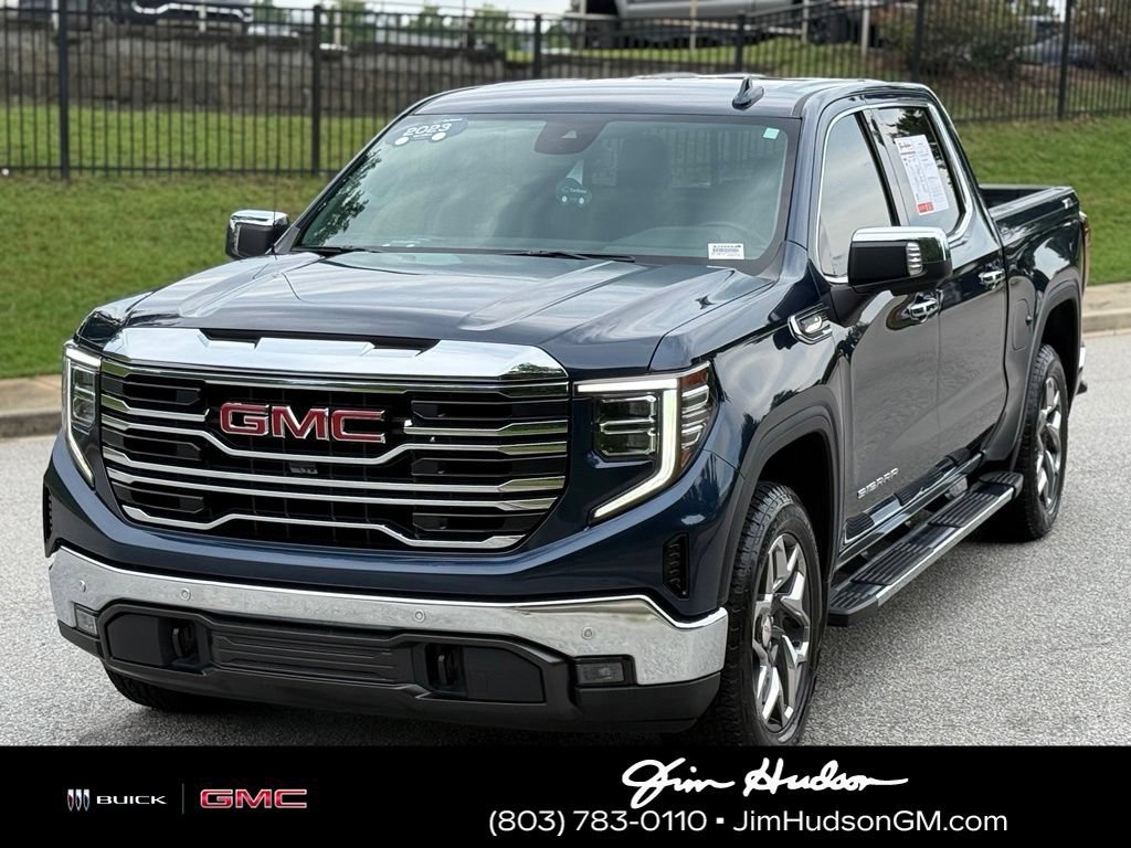 Used 2023 PACIFIC BLUE METALLIC GMC SLT image 11