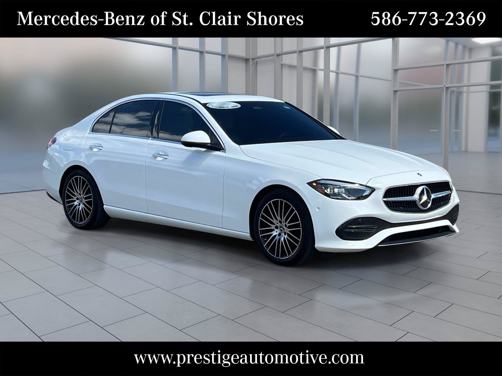 Certified Used 2023 White Mercedes-Benz C 300 image 8