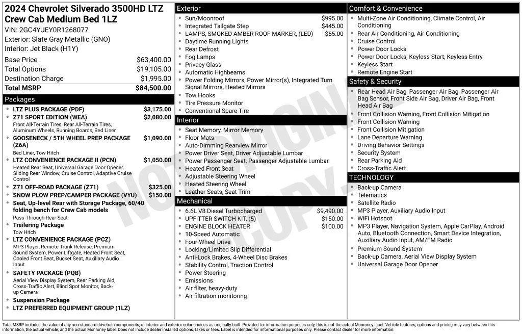Certified Used 2024 Slate Gray Metallic Chevrolet LTZ image 31