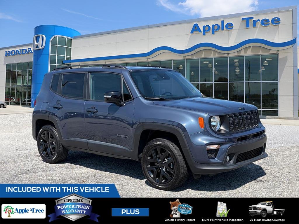 Used 2022 Slate Blue Pearl Coat Jeep Altitude image 2