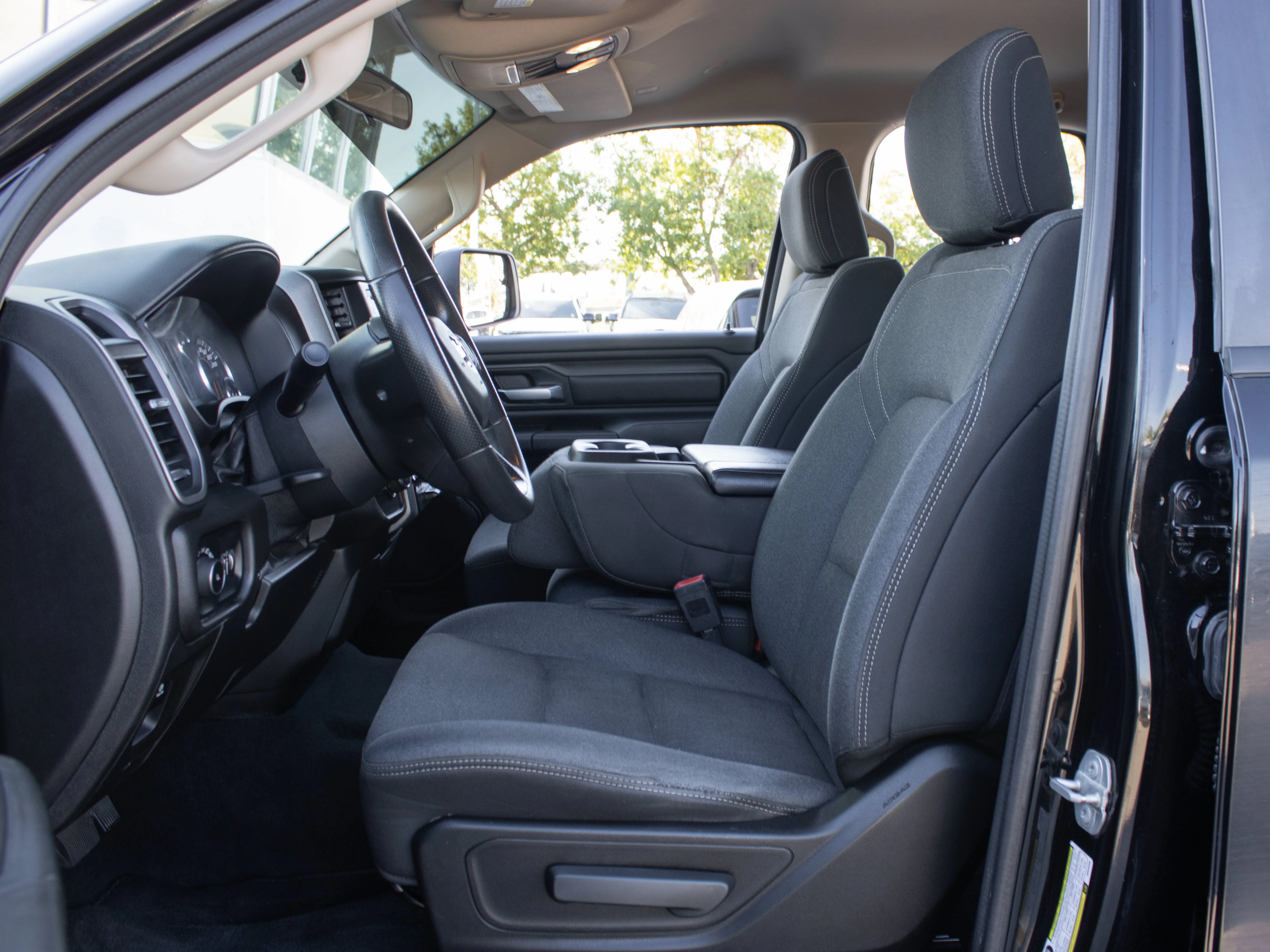 Used 2019 Black RAM Tradesman* 5.7L HEMI V8 | Class IV Hitch | Spray-In Bedliner | Bluetooth | Backup Camera | image 2