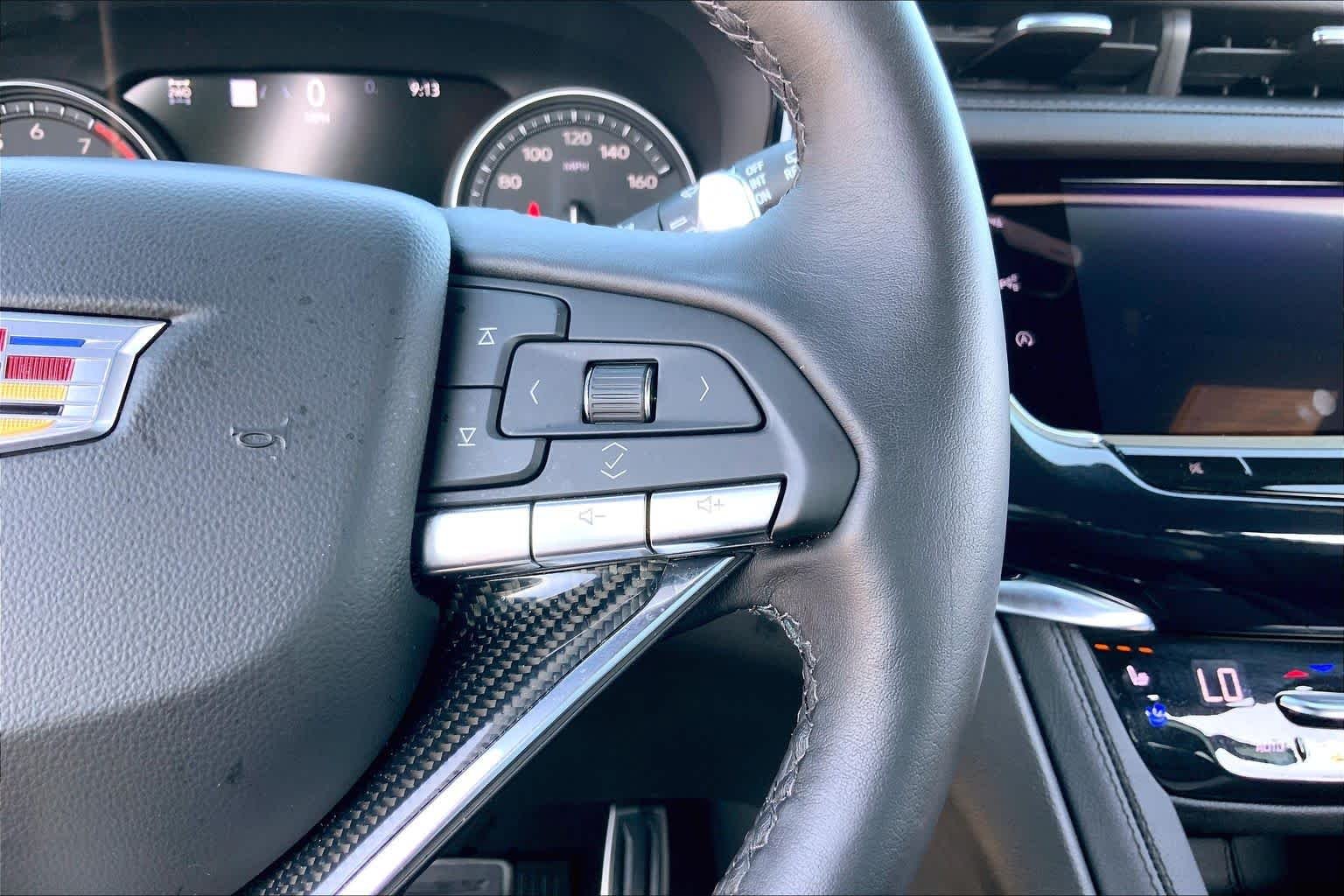 Used 2025 Crystal White Tricoat Cadillac AWD Sport image 24