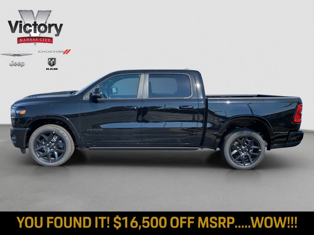 New 2026 Diamond Black Crystal Pearl-Coat Exterior Paint RAM Laramie image 4
