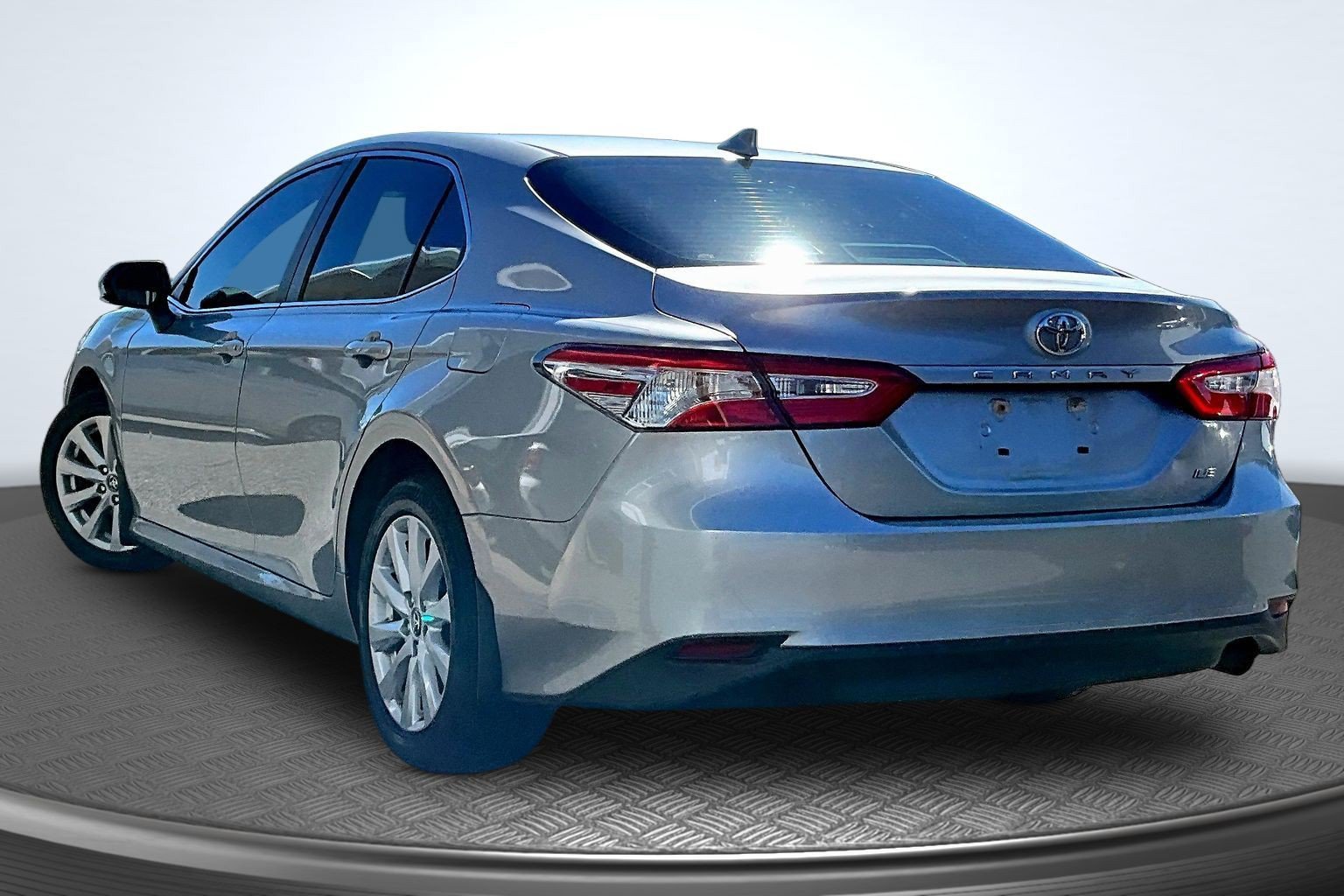 Used 2019 Silver Toyota LE image 2