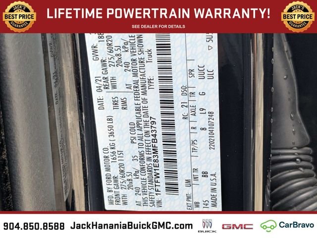Used 2021 Black Ford Platinum image 21