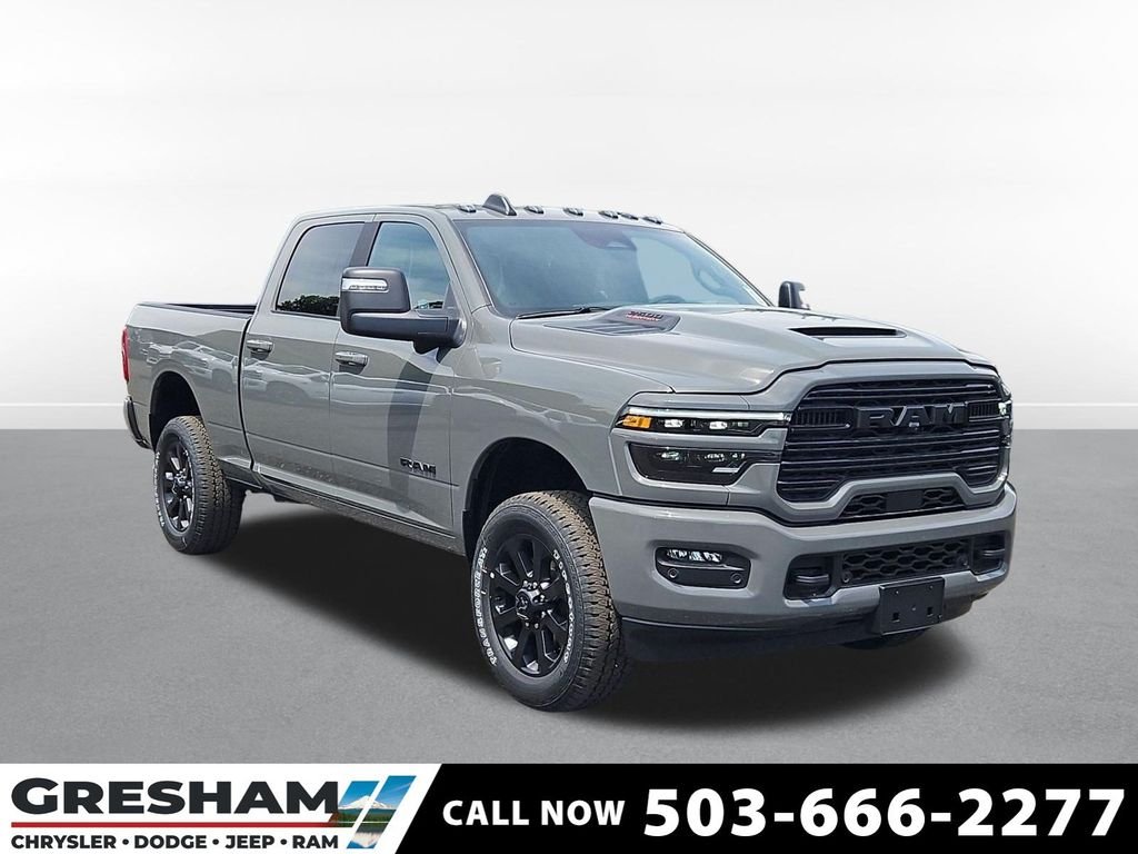 New 2026 Ceramic Gray Clear-Coat Exterior Paint RAM Laramie image 1