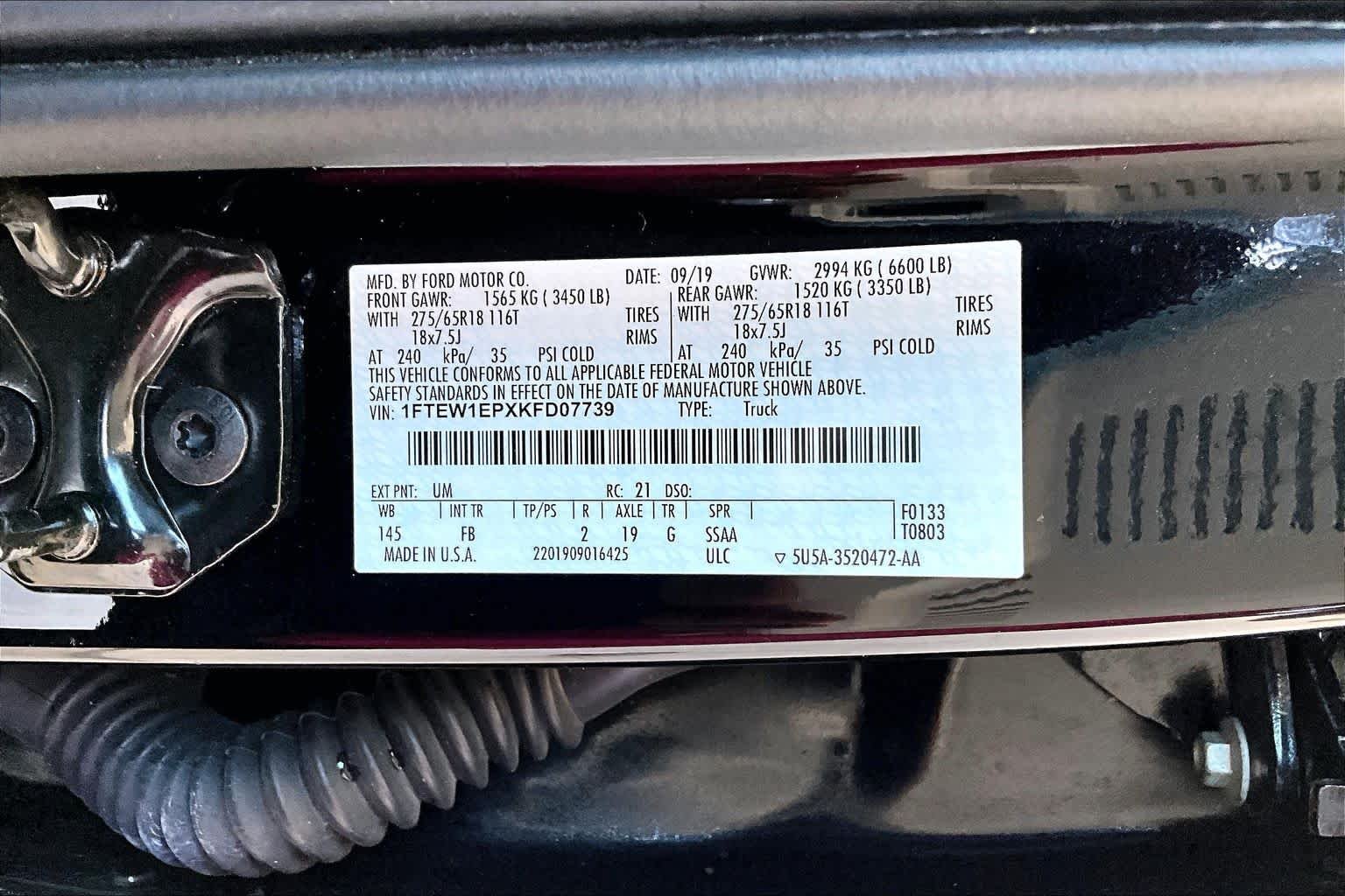 Used 2019 Agate Black Ford XLT image 32
