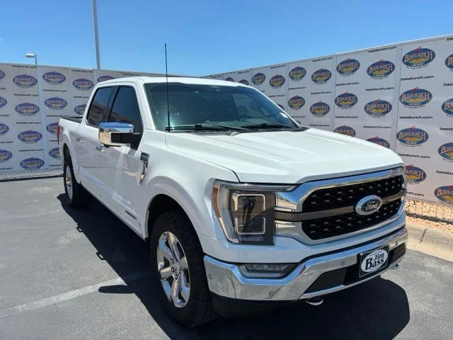 Used 2021 White Metallic Ford King Ranch image 2