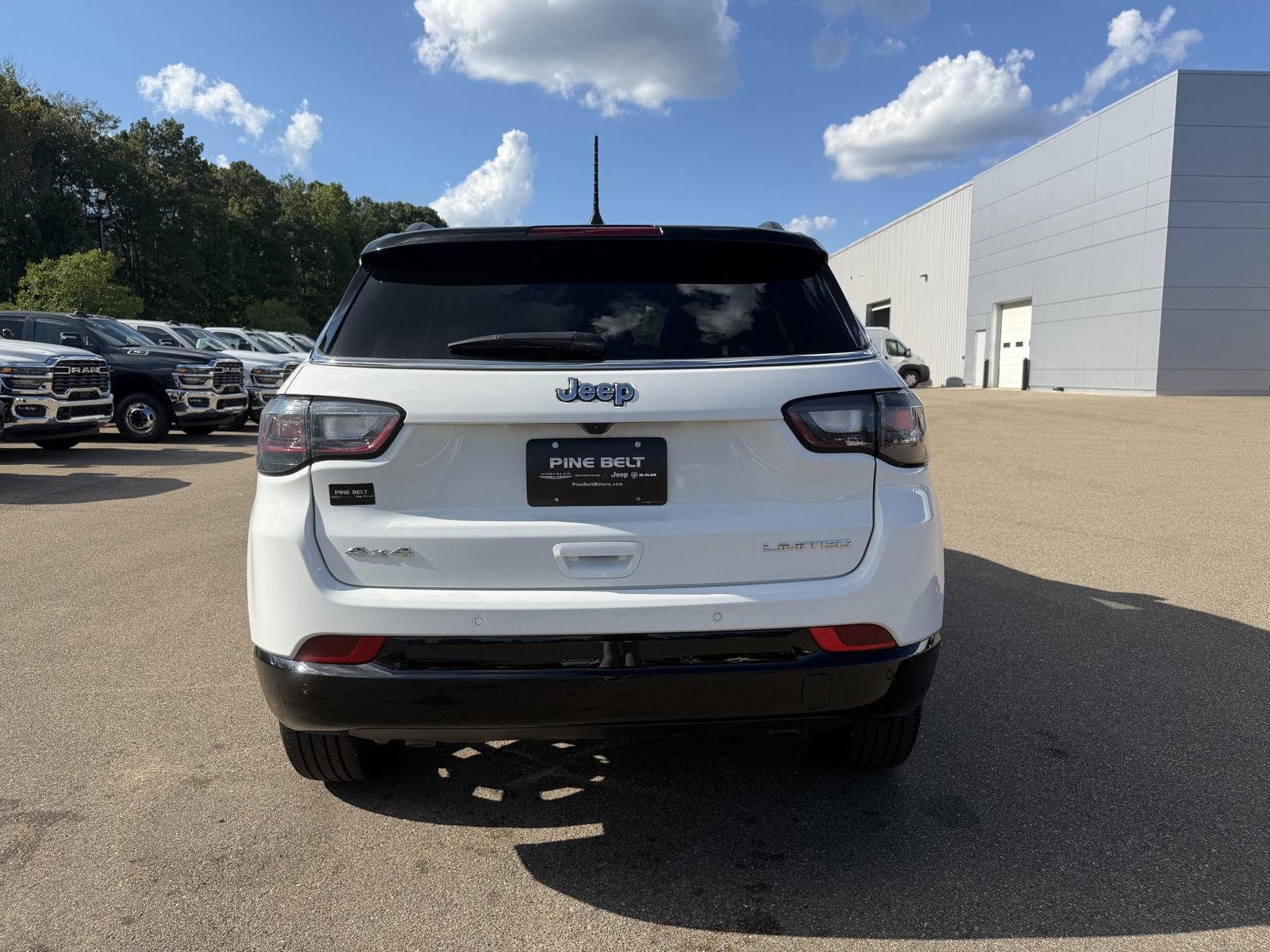 Used 2025 Bright White Clearcoat Jeep Limited image 5