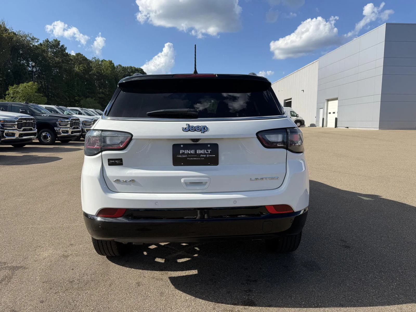 Used 2025 Bright White Clearcoat Jeep Limited image 5