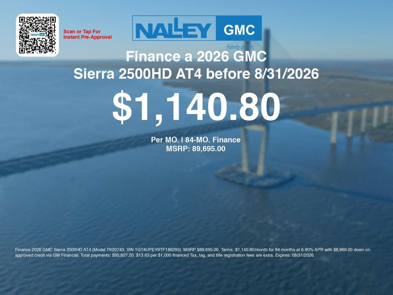 New 2026 Summit White GMC AT4 image 7