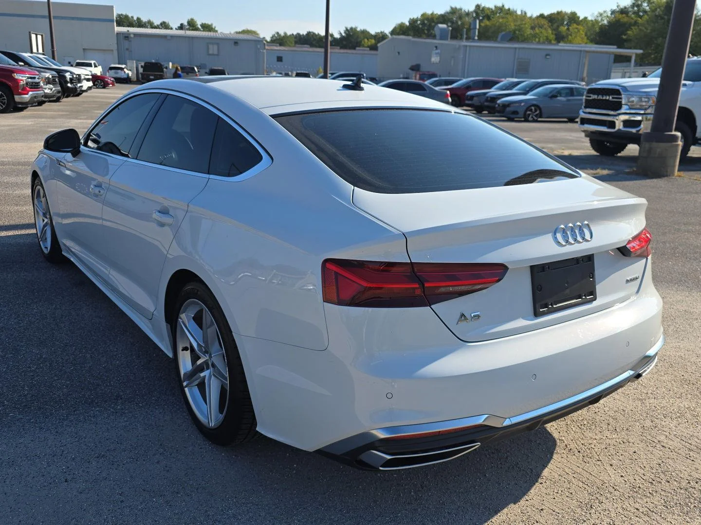 Used 2021 Glacier White Metallic Audi S line Premium Plus image 7