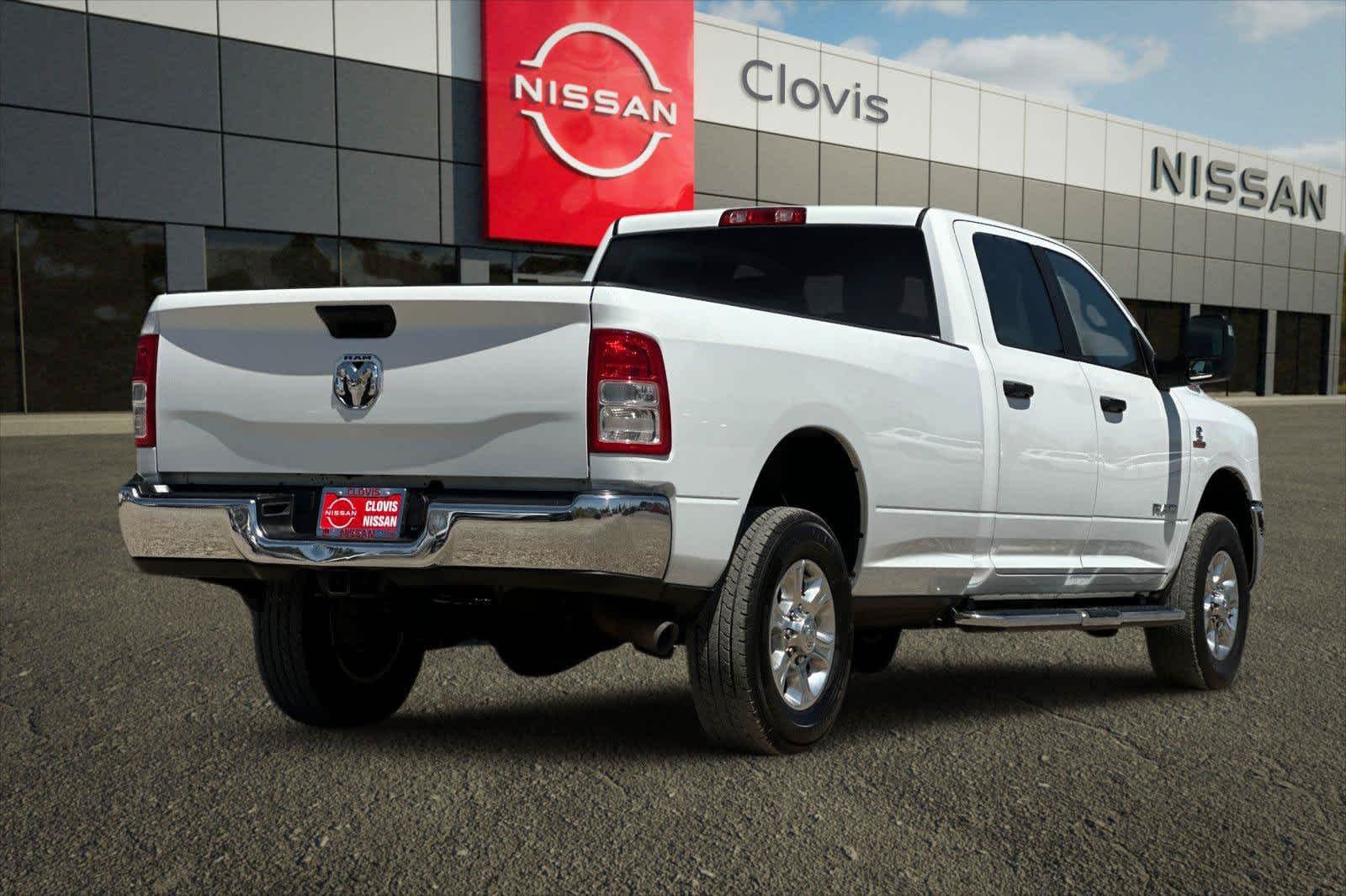 Used 2024 Bright White Clearcoat Ram Big Horn image 3