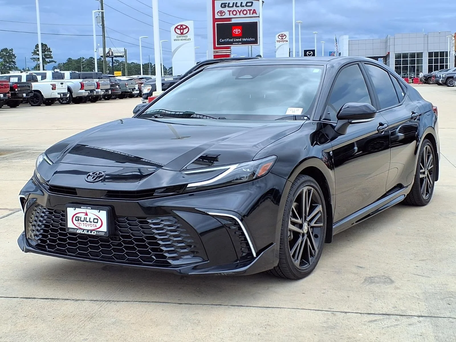 Certified Used 2025 Black Toyota XSE image 3