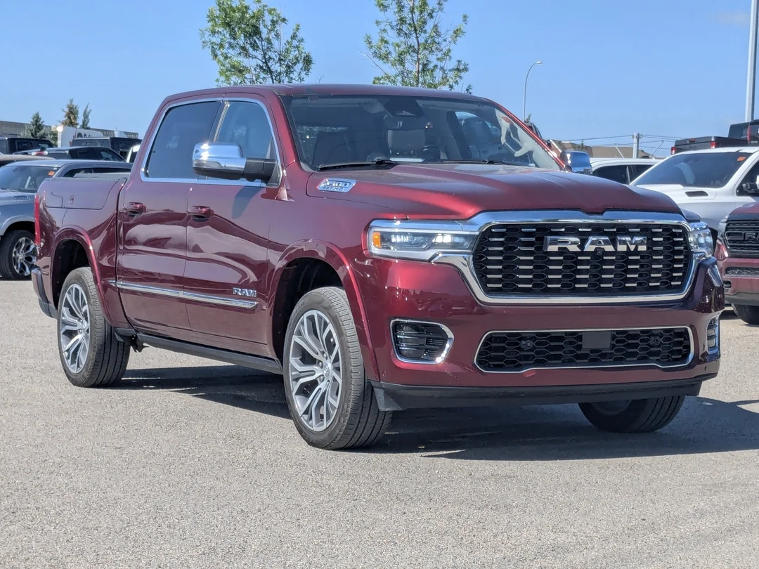 Certified Used 2025 Red RAM Tungsten - - 4x4 - Indigo Sea Salt Leather - Bed Utility Grp - Trailer Pkg & More! image 2