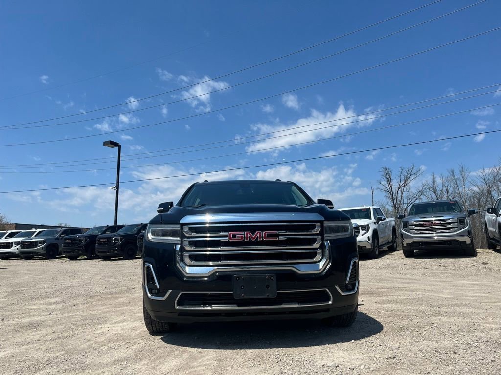 Used 2023 Ebony Twilight Metallic GMC SLT image 3